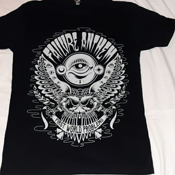 Failure Anthem First World Problems T-Shirt‎ Medium - Picture 1 of 3